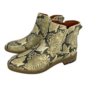 Franco Sarto Women’s Reptile Print Marcus Ankle Boot